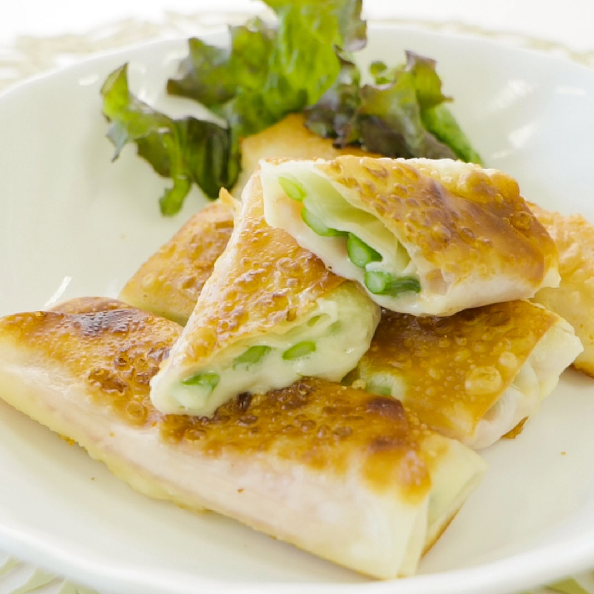 チーズアスパラ春巻き