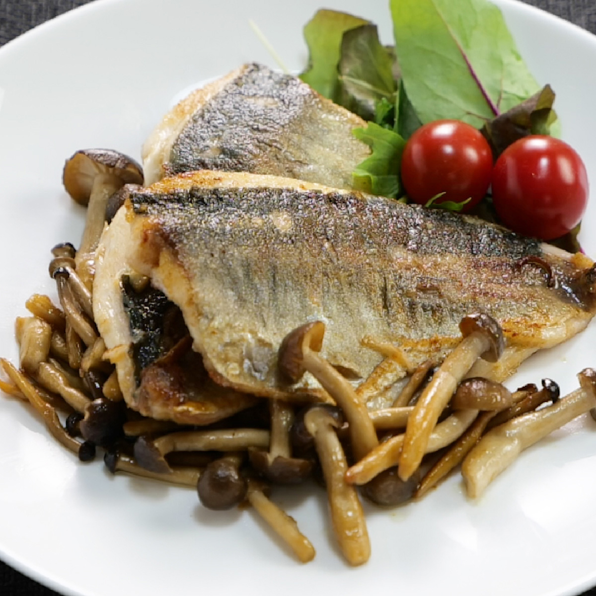 まあじのバターしょうゆ焼き