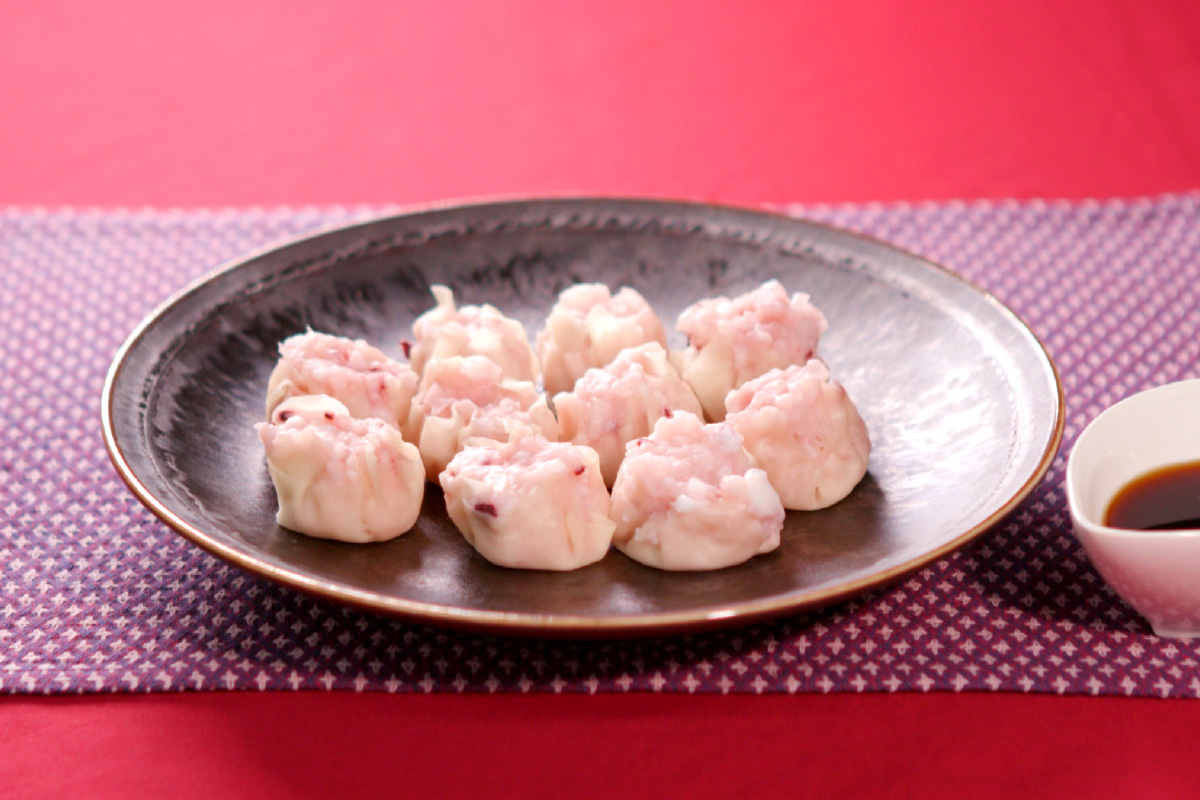 ケンサキイカのシュウマイ