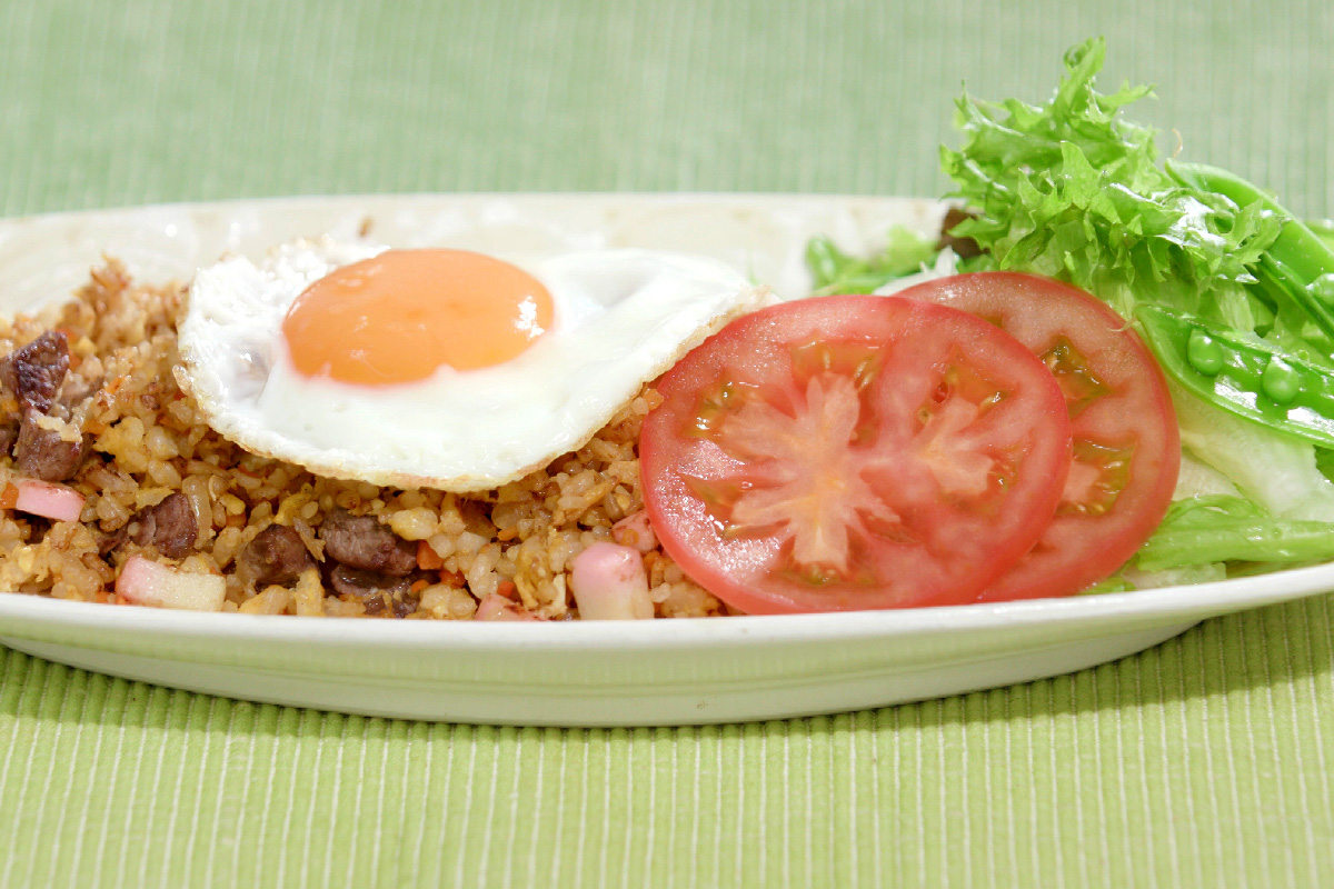 県産和牛のパラパラ和風ナシゴレン