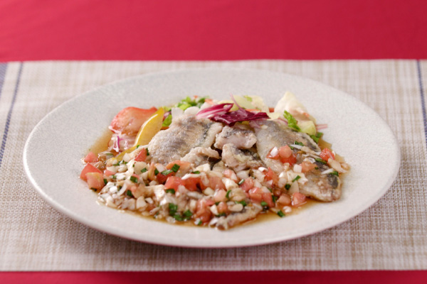 瀬つきあじの薬味ソース