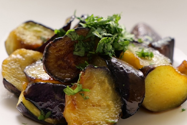 なすのコンソメ焼き