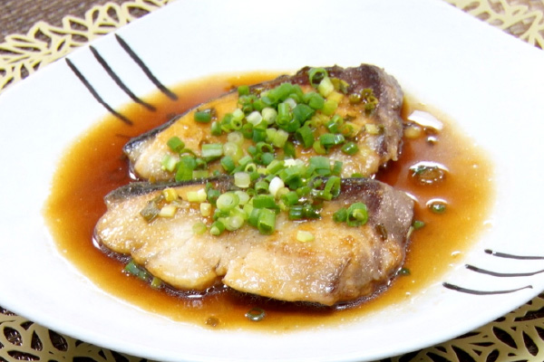 ブリのネギポン酢煮